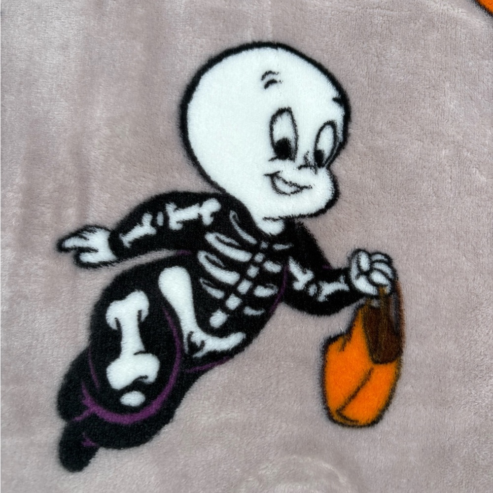 Casper the Friendly Ghost Blanket, Halloween Blanket, Ghost Blanket, Care Bears - Picture 2 of 6